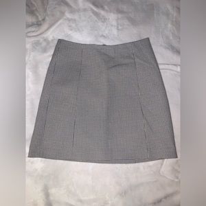 Babaton gingham kinsley skirt size 10.